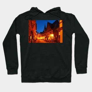 Old town, dusk, Bacharach, Middle Rhine, Rhine, evening Hoodie